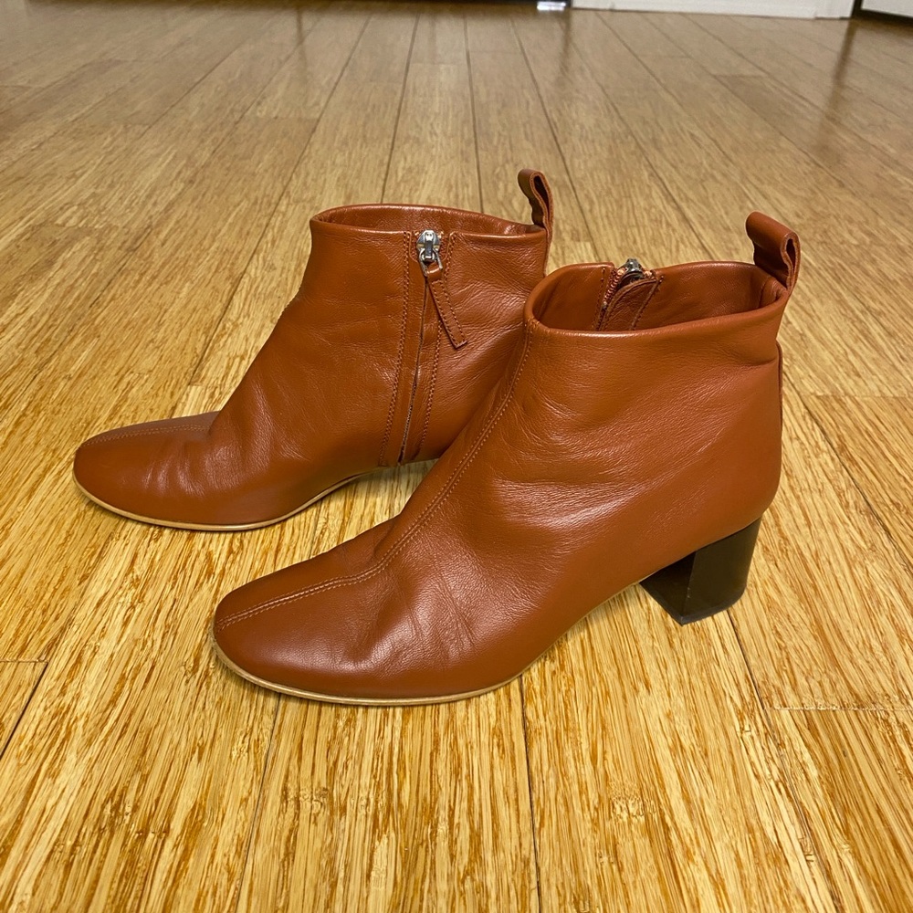 Everlane Women's Brown Leather Ankle Boots